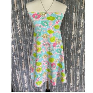 Lilly Pulitzer strapless dress